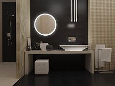 Зеркало для ванной с подсветкой Sfera LUNE D-70