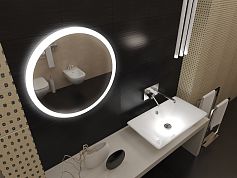 Зеркало для ванной с подсветкой Sfera LUNE D-70