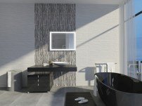 Зеркало для ванной с подсветкой Sfera SKY 70х65