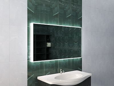 Зеркало для ванной с подсветкой Sfera SELA 120х70 фото 3