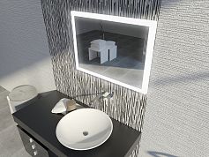 Зеркало для ванной с подсветкой Sfera PRIME 120х65