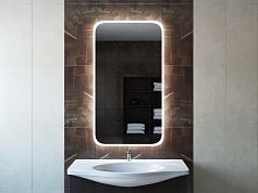 Зеркало для ванной с подсветкой Sfera XL 100х70