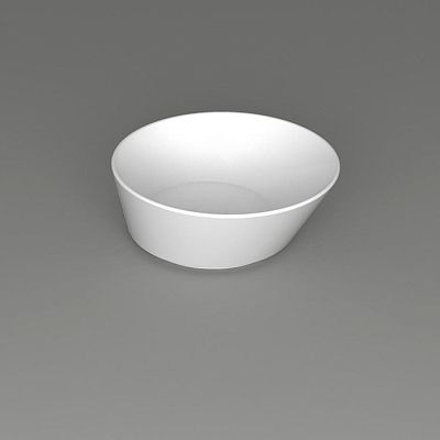 Раковина-чаша 42х42х16.5 см, без отв., цвет: белый фото 1