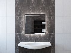 Зеркало для ванной с подсветкой Sfera CROCUS 80х70
