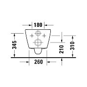 Унитаз подвесной Duravit D-Neo в комплекте с сиденьем Soft Close 45770900A1