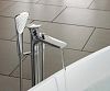KLUDI AMBIENTA Однорычажный смеситель для ванны и душа DN 15, для отдельно стоящих ванн, арт. 535900575 фото 4