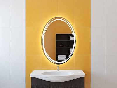Зеркало для ванной с подсветкой Sfera SOFIA 100х70 фото 1