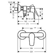 Смеситель для душа Hansgrohe Talis E 71760000