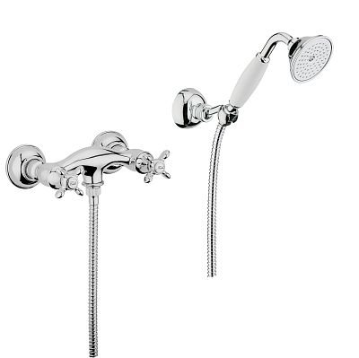 Смеситель для душа Webert Ottocento OT760101 Хром/белый фото 1