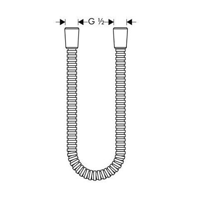 Душевой шланг Hansgrohe Axor 28120000 фото 2