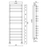 Полотенцесушитель Margaroli Luna 434 CRN