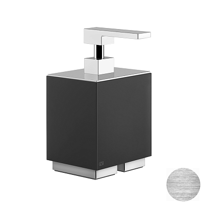 Дозатор для жидкого мыла Gessi Rettangolo Shower 20838-707 шлифованный черный металл фото 1