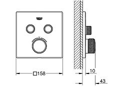 Термостат Grohe Grohtherm SmartControl 29124000