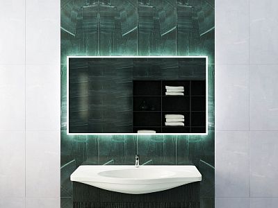 Зеркало для ванной с подсветкой Sfera SELA 80х70 фото 1
