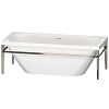 Акриловая свободностоящая ванна Duravit XViu 700443000B10000 белая фото 2