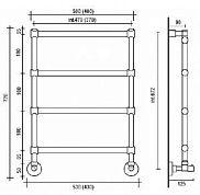 Полотенцесушитель Margaroli Sole 442/5-50 GON
