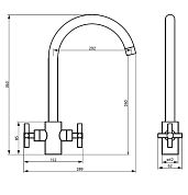 270000000 Neo Classic Graphite, смеситель для кухни
