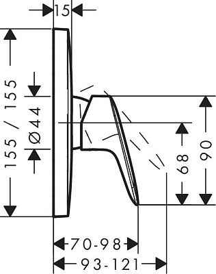 Смеситель Hansgrohe Logis 71605000 фото 2