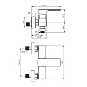 532000000 Gala смеситель для душа, хром