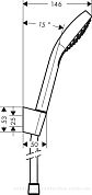 Душевая лейка Hansgrohe Croma Select S 26411400
