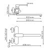 Dinkel 5802L Смеситель для ванны с длинным изливом фото 5