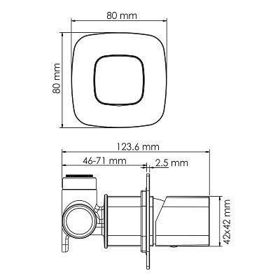 Nuthe 9151 Смеситель для душа фото 3