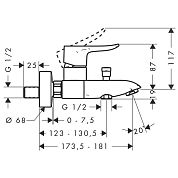 Смеситель Hansgrohe Metris 31480000