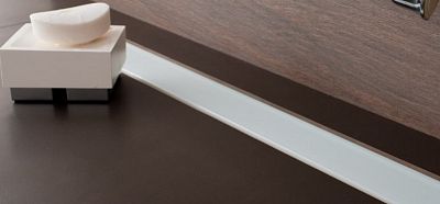Линейный трап Pestan Confluo Frameless Line 450 White Glass 13701211 фото 1