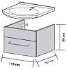 Тумба под умывальник Dreja ORNAMENT 50071 фото 3