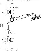 Душевой гарнитур Hansgrohe Axor Montreux 27982820