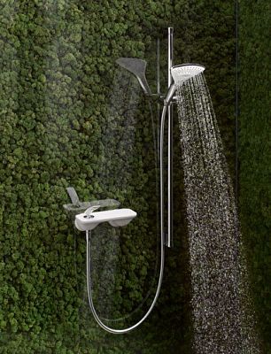 527109175 смеситель BALANCE для душа (белый/хром) фото 4