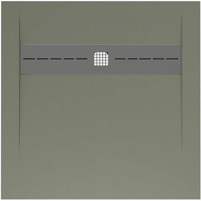 Душевой поддон Allen Brau Infinity 90x90 8.21001-CGM олива фото 1