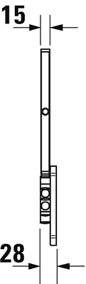 Косметическое зеркало Duravit D-Code 0099121000 хром фото 6