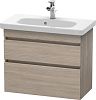 Тумба подвесная Duravit DuraStyle DS649903131 сосна серебристая фото 1