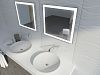 Зеркало с подсветкой в ванную Dream 120х65 см фото 1
