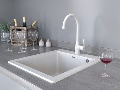 Смеситель для кухни Holstein, бежевый, Ho212065-328, Paulmark фото 3