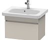 Тумба подвесная Duravit DuraStyle DS637909191 серо-коричневый фото 1
