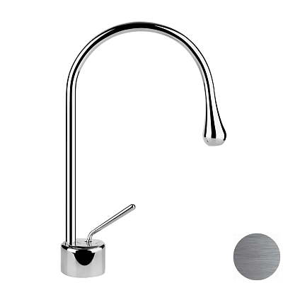 Смеситель Gessi Goccia 33601-147 шлифованный хром фото 1