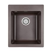 Мойка кварцевая LEER, PM104249-CO, кофе, 415х490 мм, Paulmark