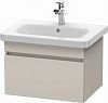 Тумба подвесная Duravit DuraStyle DS638009191 серо-коричневый фото 1