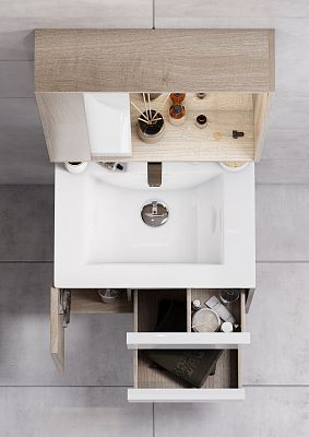 Тумба под раковину Aquaton Бостон 75 дуб эврика (1A240101BN010) фото 9