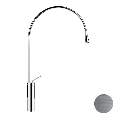 Смеситель Gessi Goccia 33610-147 шлифованный хром фото 1