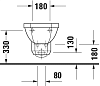 Подвесное биде Duravit 1930 0266100000 белое фото 3