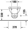 Подвесное биде Duravit 1930 0266100000 белое фото 5