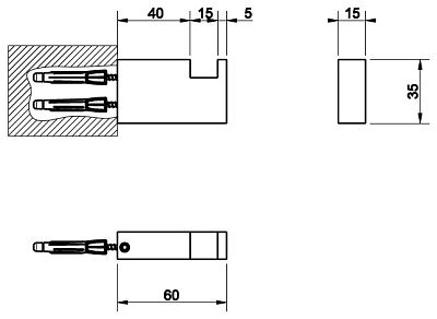 Крючок Gessi Rettangolo Shower 20921-149 Finox фото 2