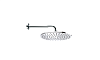Верхний душ Bossini Cosmo H71596H Хром с кронштейном фото 1