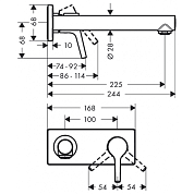 Смеситель для раковины Hansgrohe Talis S 72111000
