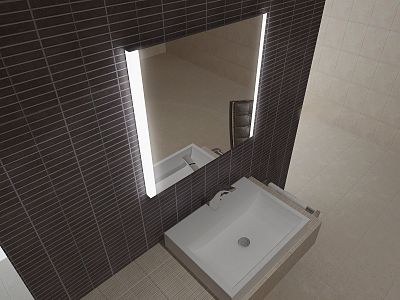 Зеркало для ванной с подсветкой Sfera PULSE 120х75 фото 1