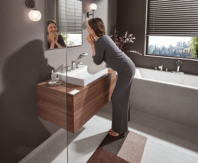 Мыльница HANSGROHE AddStoris 41746340 Шлифованный чёрный хром фото 3