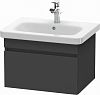 Тумба подвесная Duravit DuraStyle DS638004949 графит матовый фото 1